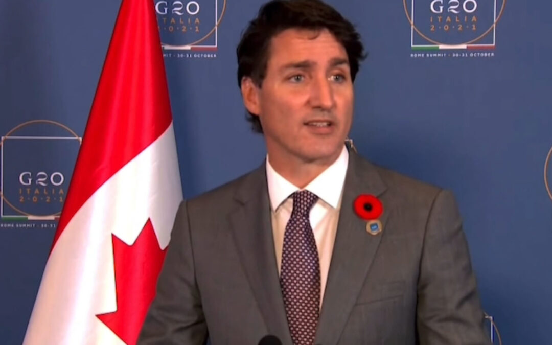Justin Trudeau at G20 spoke about reducing fossil fuels and selling only zero emission vehicles