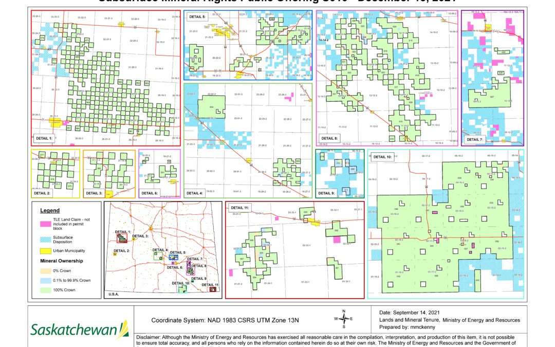 Mineral rights doubles petroleum rights in December Crown land sales