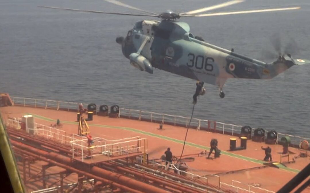 Iran TV airs footage of commandos seizing US-bound tanker