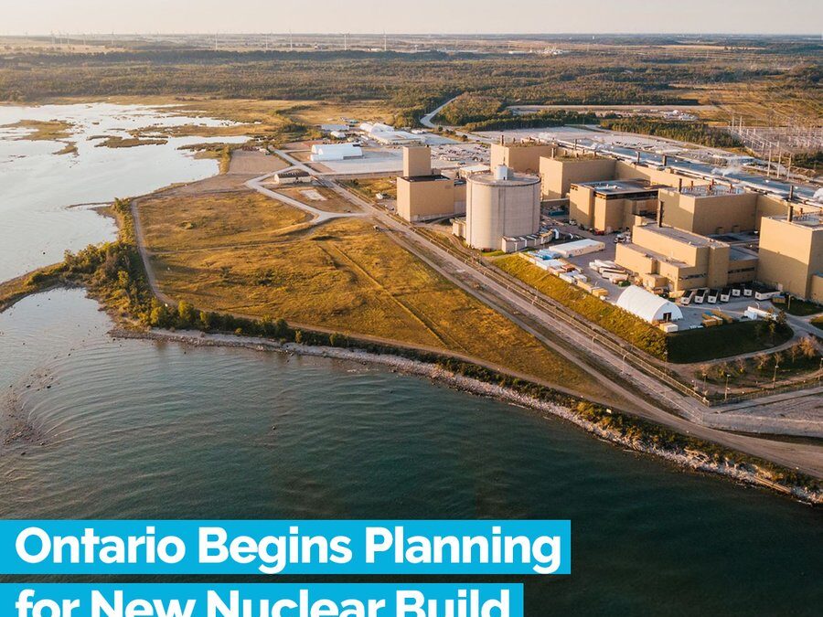 Ontario and Bruce Power begin planning for massive new 4,800 megawatt nuclear power addition