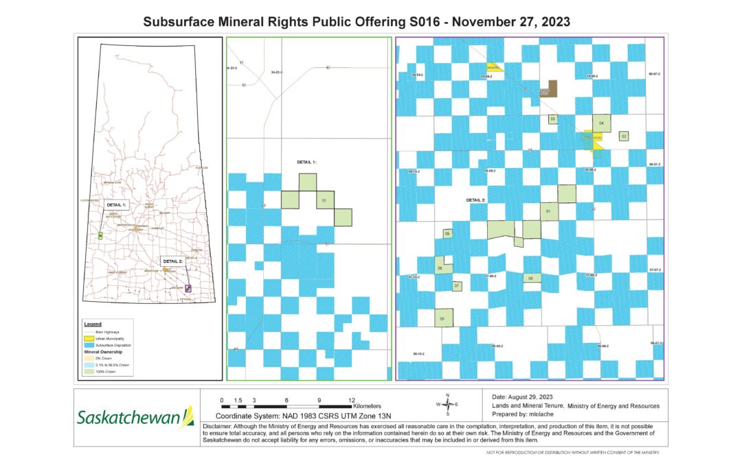 Lithium in SK, Part 23: November Crown land sale shows expanding positions