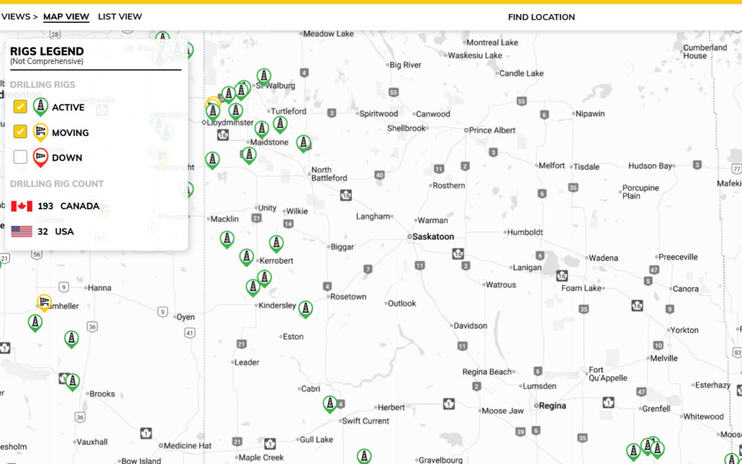 Drilling rig report sees busier northwest Saskatchewan